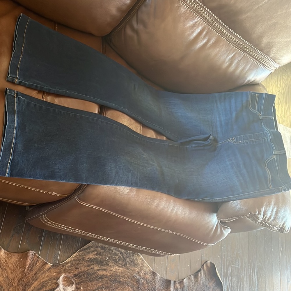 Spanx clean indigo bootcut trouser size Large
